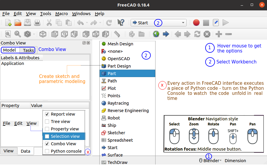FreeCAD-Start