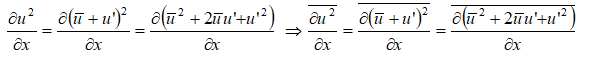 Navier Stokes Equation - Unsteady terms