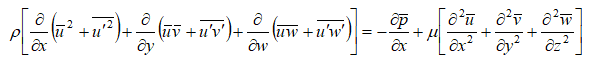Navier Stokes Equation - Averaging