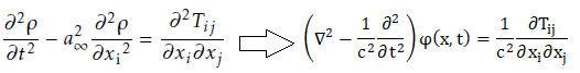 Lighthill Wave Equation