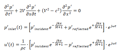 Wave equation with flowing medium