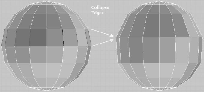 Blender Collapse Edges