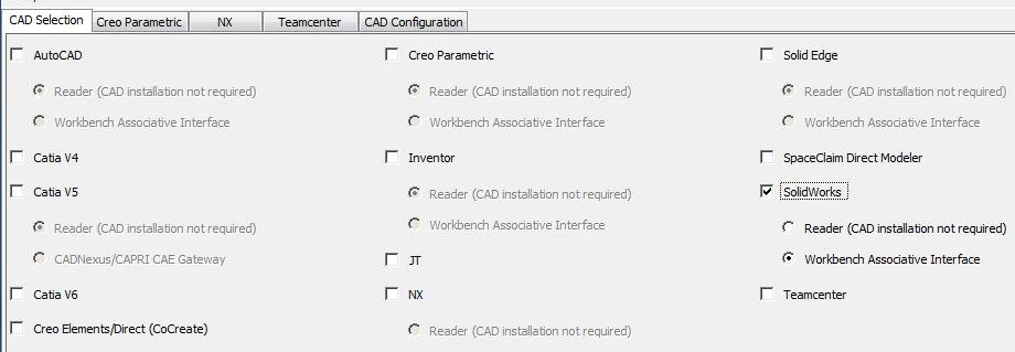 Workbench Associative Interface 