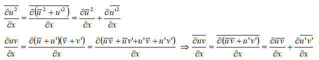 Navier Stokes Equation - Averaging