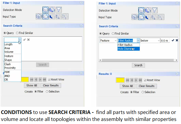 conditions Search Criteria