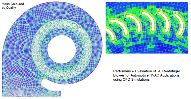 2D Mesh - Centrifugal Blower