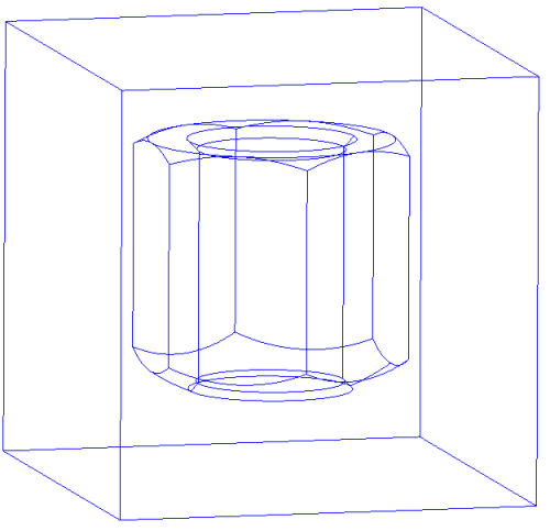 Hex Nut in a Cube