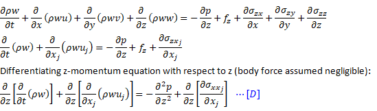 Z-Momentum Equation