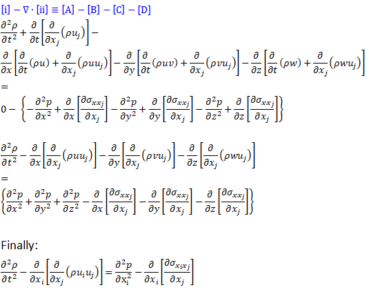 Lighthill Equation Preparation