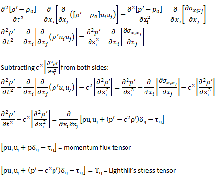 Lighthill Equation