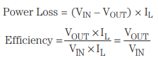 Efficiency of MOSFET