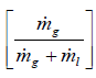 Dryness fraction in two-phase flows