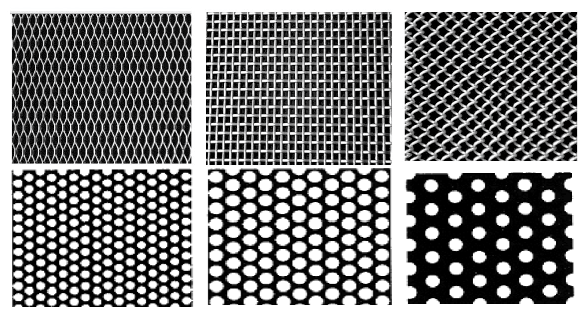 Type of perforated sheets