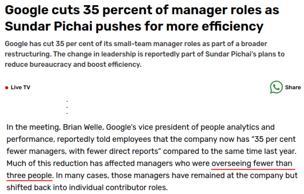 Google Layoff 2025