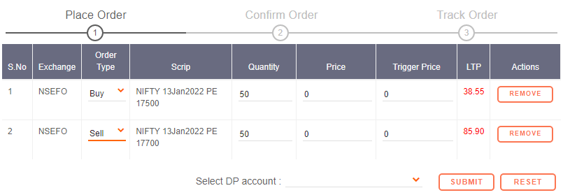 paired Order Options