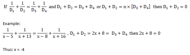 Simple fraction equality