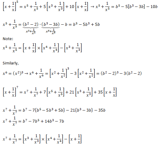 Sum of exponents of a number and its inverse 03