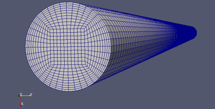 Block Mesh for Pipe Flow