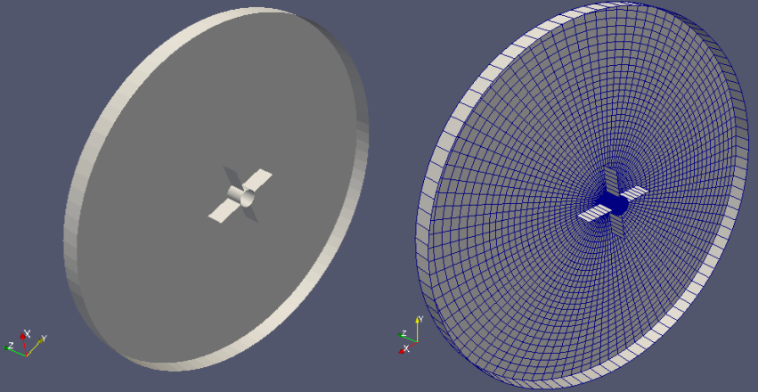 SRFPimpleFoam - 2D Rotor