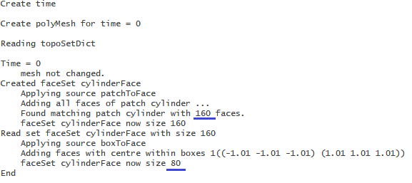 topoSet Output