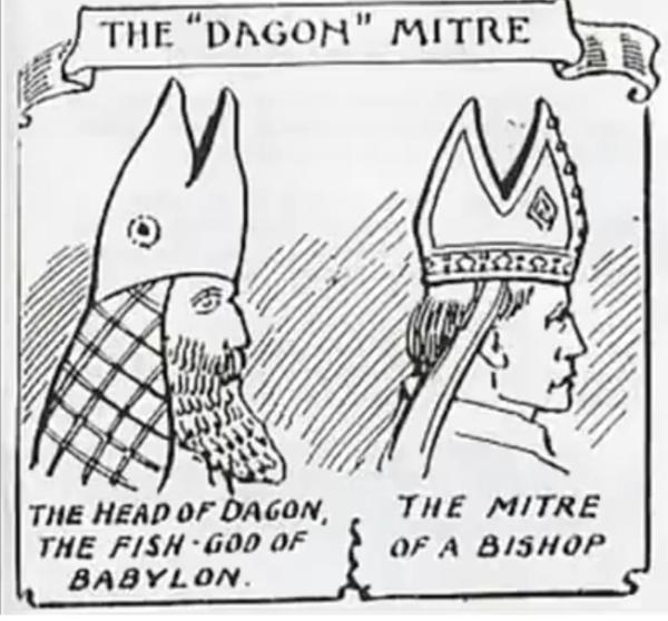 Dagon as Pope Mitre