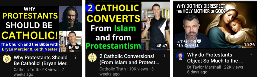 Catholics and protestants