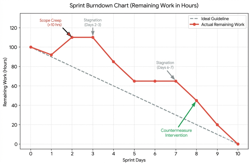 Agile-Burndown-Chart