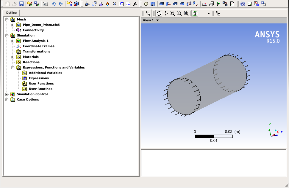 CFX Gui - Basic Settings