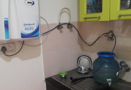 Water storage from a RO-purifier